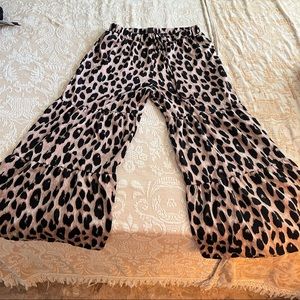 Leopard pants shein size xl curvy
